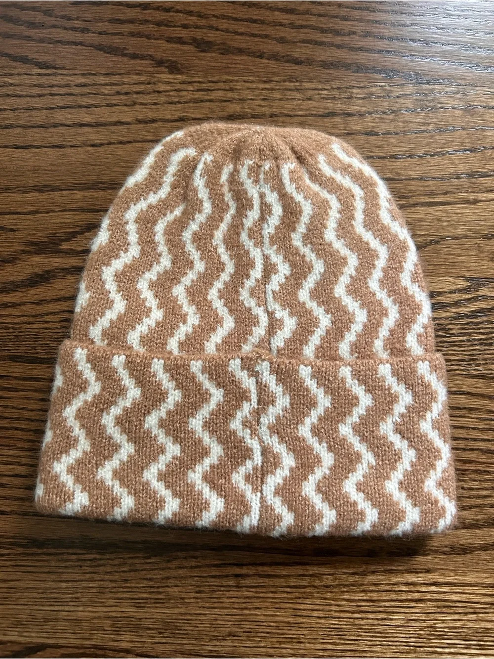 Anthropologie Maeve Zig-Zag Pattern Knit Beanie